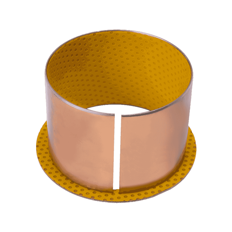 HZ2Y ছিদ্রযুক্ত তামা POM/ফিলার (হলুদ) বাউন্ডারি লুব্রিকেশন বিয়ারিং